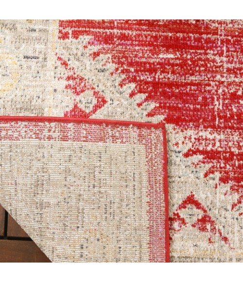 Safavieh Montage Rose / Grey MTG373 2 ft. 3 in. X 8 ft. Runner Rug