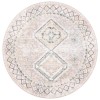 Safavieh Montage  Grey / Ivory MTG391 6 ft. 7 in. X 6 ft. 7 in. Round Rug