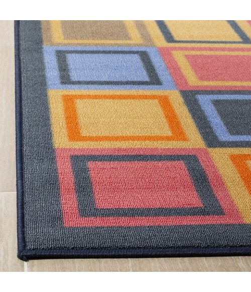 Safavieh Metropolis Blue / Multi Rug MTP531 4 ft. 7 in. X 6 ft. 6 in. Rectangle - Rugs Town Safavieh Metropolis Blue / Multi MTP531 4 ft. 7 in. X 6 ft. 6 in. Rectangle Rug