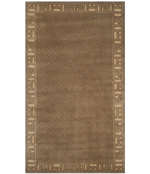 Safavieh Nepalese Green / Ivory NP317 4 ft. X 6 ft. Rectangle Rug