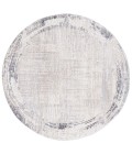 Safavieh Opal Ivory / Grey OAL416 6 ft. 7 in. X 6 ft. 7 in. Round Rug