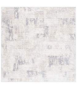 Safavieh Opal Ivory / Grey OAL418 6 ft. 7 in. X 6 ft. 7 in. Square Rug