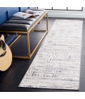 Safavieh Opal Ivory / Dark Grey OAL420 2 ft. 3 in. X 9 ft. Runner Rug