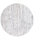 Safavieh Opal Ivory / Dark Grey OAL420 6 ft. 7 in. X 6 ft. 7 in. Round Rug