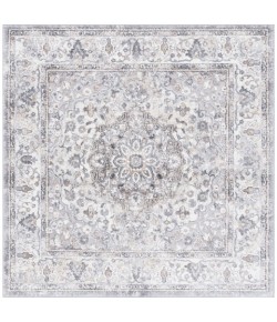 Safavieh Opal Grey / Ivory OAL460 6 ft. 7 in. X 6 ft. 7 in. Square Rug