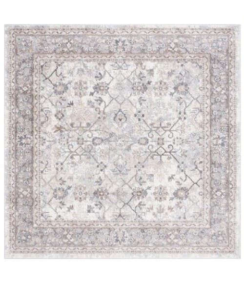 Safavieh Opal Grey / Beige OAL462 6 ft. 7 in. X 6 ft. 7 in. Square Rug