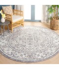 Safavieh Opal Grey / Ivory OAL464 6 ft. 7 in. X 6 ft. 7 in. Round Rug
