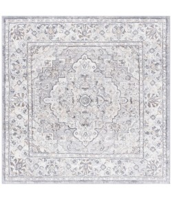 Safavieh Opal Grey / Ivory OAL464 6 ft. 7 in. X 6 ft. 7 in. Square Rug