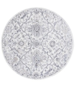 Safavieh Opal Grey / Ivory OAL466 6 ft. 7 in. X 6 ft. 7 in. Round Rug
