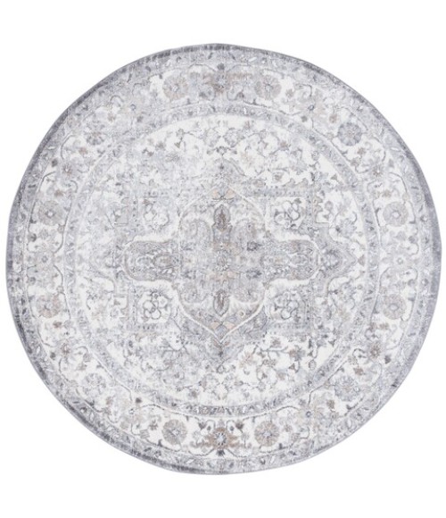 Safavieh Opal Grey / Ivory Rug OAL468 6 ft. 7 in. X 6 ft. 7 in. Round - Rugs Town Safavieh Opal Grey / Ivory OAL468 6 ft. 7 in. X 6 ft. 7 in. Round Rug