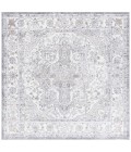 Safavieh Opal Grey / Ivory OAL468 6 ft. 7 in. X 6 ft. 7 in. Square Rug