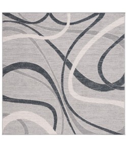 Safavieh Odyssey Grey / Ivory ODY812 6 ft. 7 in. X 6 ft. 7 in. Square Rug