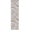 Safavieh Odyssey Grey / Gold Ivory ODY812 2 ft. 2 in. X 8 ft. Runner Rug