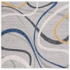 Safavieh Odyssey Grey / Blue Gold ODY812 6 ft. 7 in. X 6 ft. 7 in. Square Rug