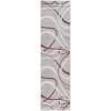 Safavieh Odyssey Grey / Red Ivory ODY812 2 ft. 2 in. X 8 ft. Runner Rug