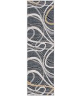 Safavieh Odyssey Black / Grey Gold ODY812 2 ft. 2 in. X 8 ft. Runner Rug