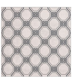 Safavieh Odyssey Ivory / Grey ODY818 6 ft. 7 in. X 6 ft. 7 in. Square Rug