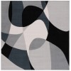 Safavieh Odyssey Grey / Black Ivory ODY824 6 ft. 7 in. X 6 ft. 7 in. Square Rug