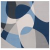Safavieh Odyssey Grey / Blue Navy ODY824 6 ft. 7 in. X 6 ft. 7 in. Square Rug