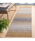 Safavieh Odyssey Gold / Grey ODY828 2 ft. 2 in. X 8 ft. Runner Rug