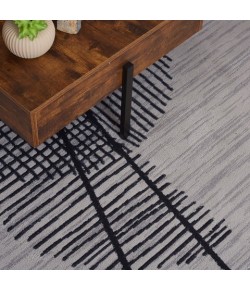 Safavieh Odyssey Grey / Black ODY830 6 ft. 7 in. X 6 ft. 7 in. Square Rug