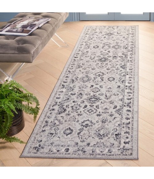 Safavieh Odyssey Grey / Black ODY850 2 ft. 2 in. X 8 ft. Runner Rug