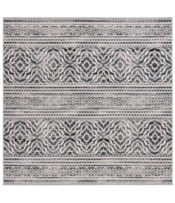 Safavieh Odyssey Black / Ivory ODY852 6 ft. 7 in. X 6 ft. 7 in. Square Rug