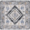 Safavieh Odyssey Dark Grey / Blue Gold ODY858 6 ft. 7 in. X 6 ft. 7 in. Square Rug