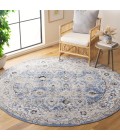 Safavieh Odyssey Grey / Light Blue ODY862 6 ft. 7 in. X 6 ft. 7 in. Round Rug