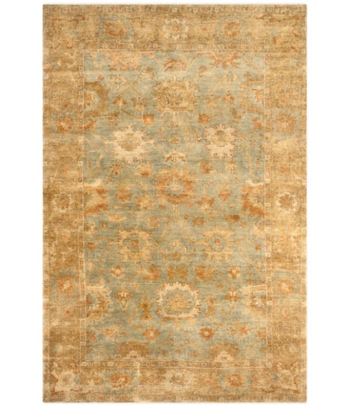 Safavieh Oushak Dark Green / Brown OSH115 10 ft. X 14 ft. Rectangle Rug