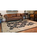 Safavieh Oushak Black / Light Gold OSH115 9 ft. X 12 ft. Rectangle Rug