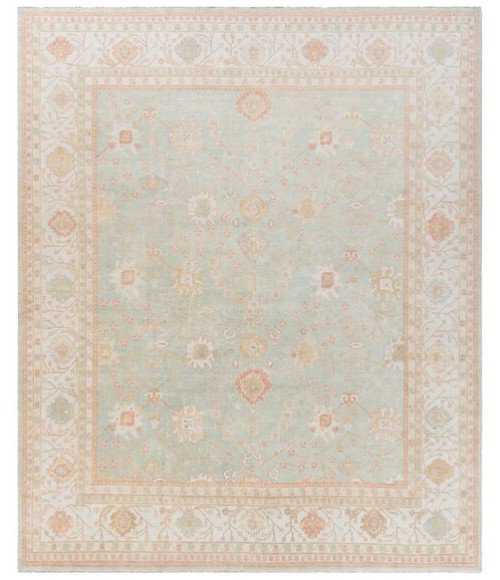 Safavieh Oushak Dark Green / Light Green OSH117 4 ft. X 6 ft. Rectangle Rug
