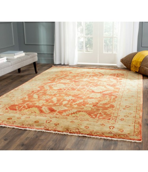 Safavieh Oushak Rust / Ivory Rug OSH119 9 ft. X 12 ft. Rectangle - Rugs Town Safavieh Oushak Rust / Ivory OSH119 9 ft. X 12 ft. Rectangle Rug