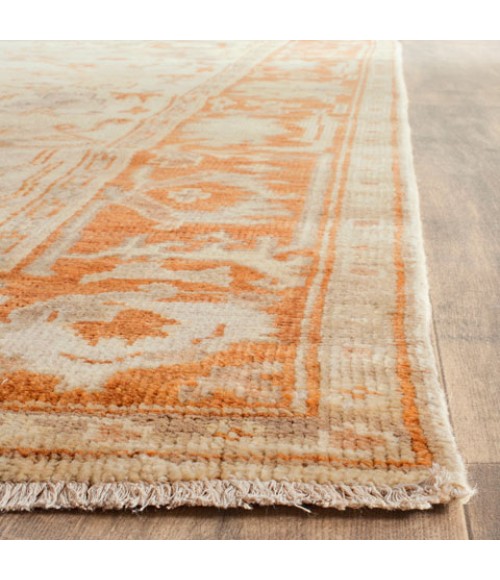 Safavieh Oushak Ivory / Rust OSH122 6 ft. X 9 ft. Rectangle Rug