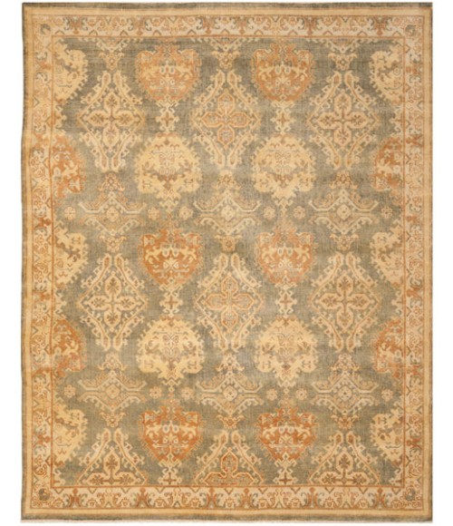 Safavieh Oushak Grey / Ivory OSH125 9 ft. X 12 ft. Rectangle Rug