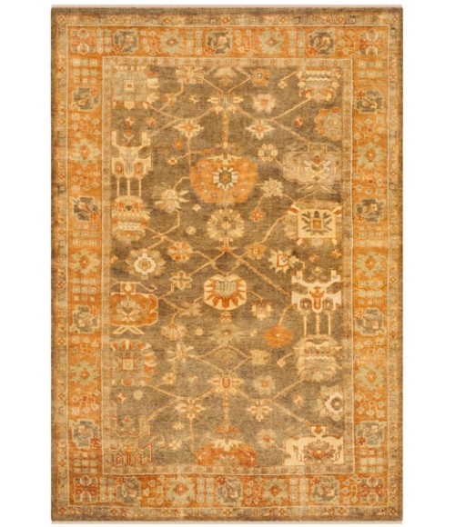 Safavieh Oushak Brown / Rust Rug OSH144 4 ft. X 6 ft. Rectangle - Rugs Town Safavieh Oushak Brown / Rust OSH144 4 ft. X 6 ft. Rectangle Rug
