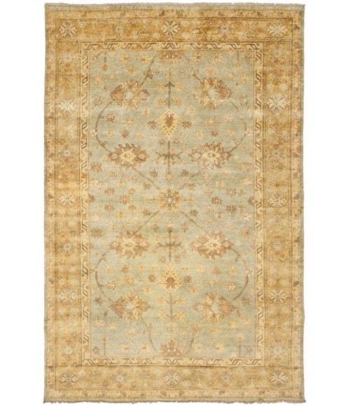 Safavieh Oushak Light Blue / Gold OSH151 8 ft. X 10 ft. Rectangle Rug