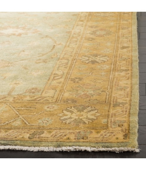 Safavieh Oushak Light Blue / Gold OSH151 8 ft. X 10 ft. Rectangle Rug