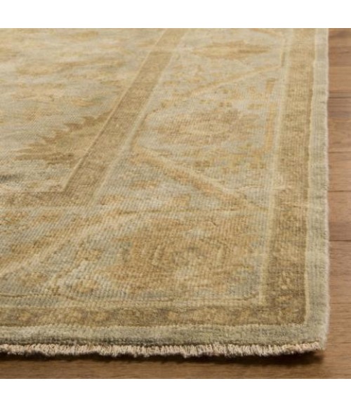 Safavieh Oushak Light Blue Rug OSH154 8 ft. X 10 ft. Rectangle - Rugs Town Safavieh Oushak Light Blue OSH154 8 ft. X 10 ft. Rectangle Rug