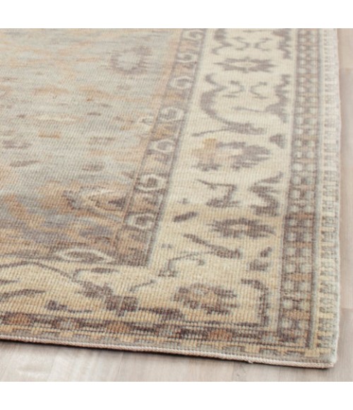 Safavieh Oushak Blue / Ivory Rug OSH231 6 ft. X 9 ft. Rectangle - Rugs Town Safavieh Oushak Blue / Ivory OSH231 6 ft. X 9 ft. Rectangle Rug