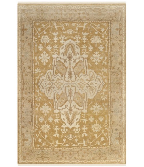 Safavieh Oushak Gold / Brown OSH233 6 ft. X 9 ft. Rectangle Rug