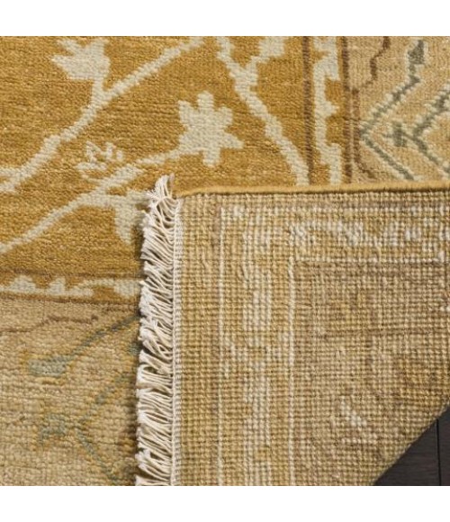 Safavieh Oushak Gold / Brown OSH233 6 ft. X 9 ft. Rectangle Rug