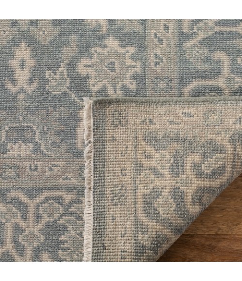 Safavieh Oushak Blue Rug OSH357 6 ft. X 9 ft. Rectangle - Rugs Town Safavieh Oushak Blue OSH357 6 ft. X 9 ft. Rectangle Rug