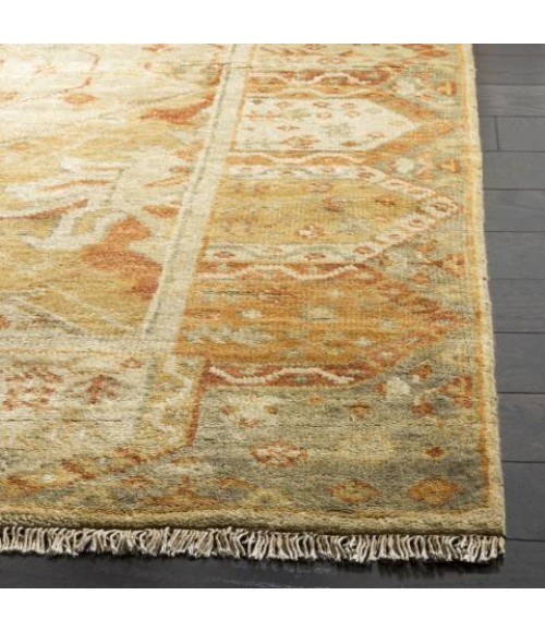 Safavieh Oushak Gold / Brown OSH561 8 ft. X 10 ft. Rectangle Rug
