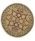 Safavieh Old World Burgundy / Green OW115 4 ft. X 4 ft. Round Rug