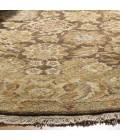 Safavieh Old World Dark Brown / Gold OW115 4 ft. X 4 ft. Round Rug