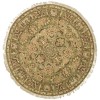 Safavieh Old World Light Green / Gold OW115 4 ft. X 4 ft. Round Rug