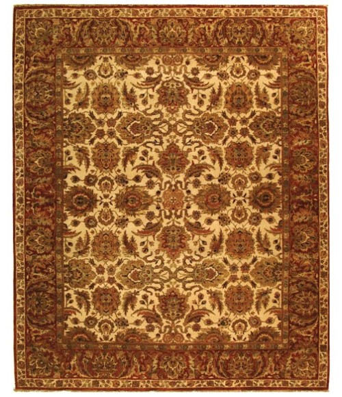 Safavieh Old World Ivory / Rust Rug OW115 3 ft. X 5 ft. Rectangle - Rugs Town Safavieh Old World Ivory / Rust OW115 3 ft. X 5 ft. Rectangle Rug