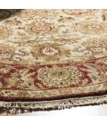 Safavieh Old World Ivory / Rust Rug OW115 8 ft. X 8 ft. Round - Rugs Town Safavieh Old World Ivory / Rust OW115 8 ft. X 8 ft. Round Rug