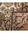 Safavieh Old World Ivory / Rust Rug OW115 8 ft. X 8 ft. Round - Rugs Town Safavieh Old World Ivory / Rust OW115 8 ft. X 8 ft. Round Rug